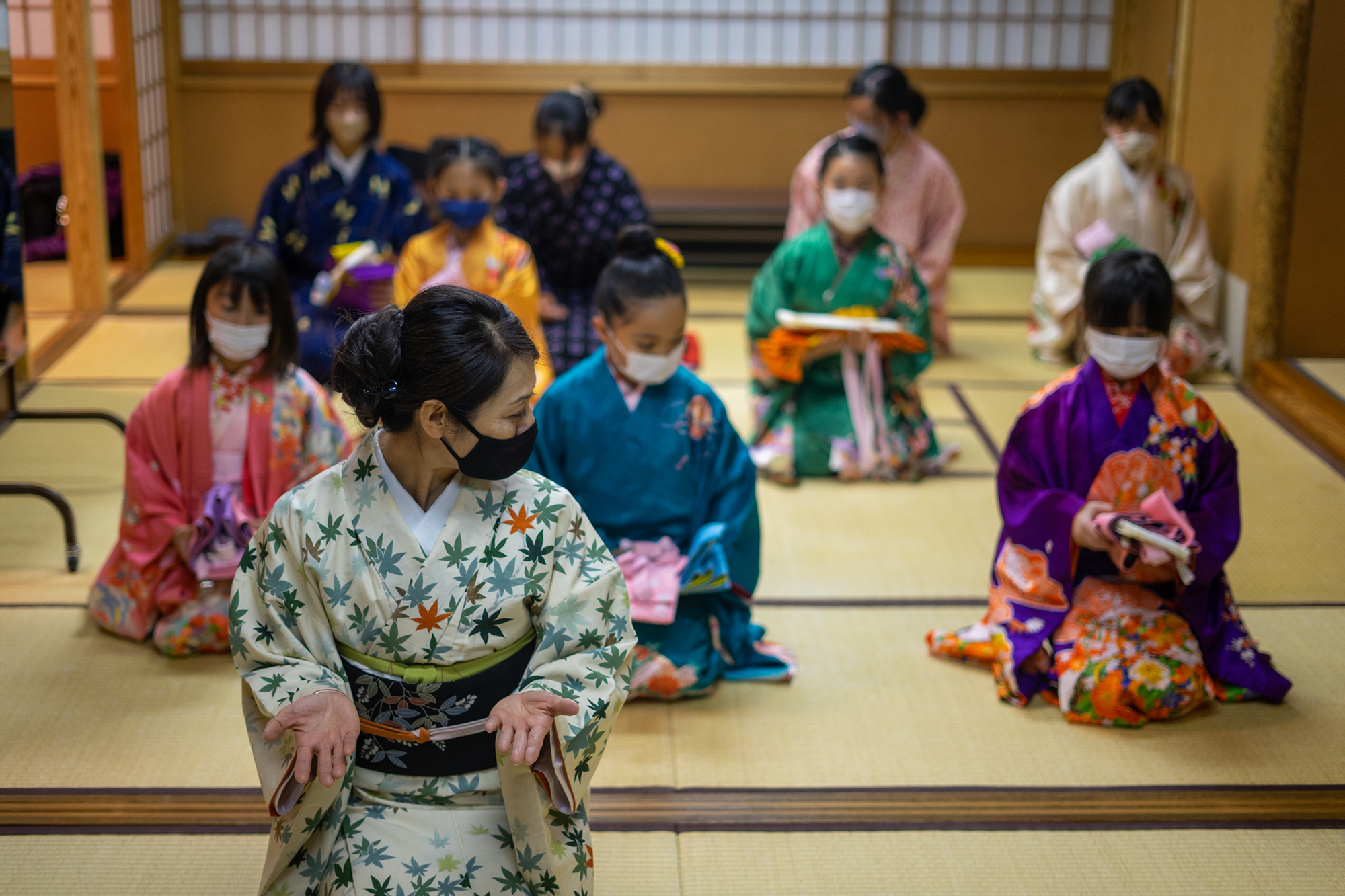 伝統文化親子きもの教室